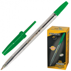 Ручка шариковая Corvina 51, зеленая